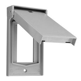 Tapa Cubierta P/Interruptor Vertcal Plastica Intemperie Leviton