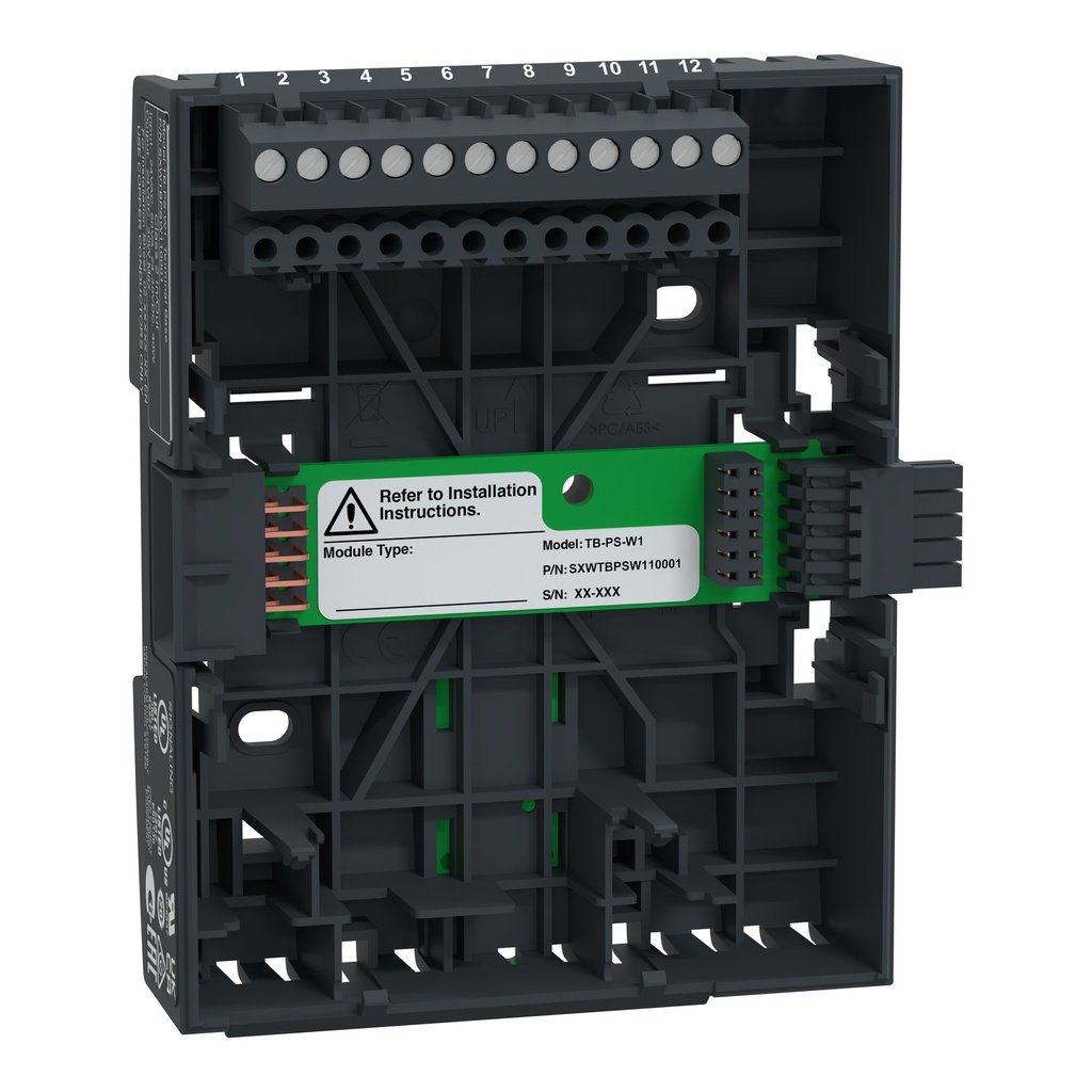 Base Para Fuente De Alimentacion 114X90X64Mm Plastica Para Modelos Spacelogic Ps-24V Schneider