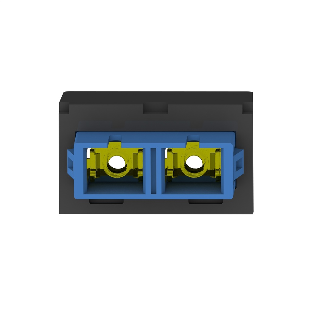 Acople Fibra Sc Duplex Monomodo Os1/Os2 Negro Zirconia Minicom Panduit