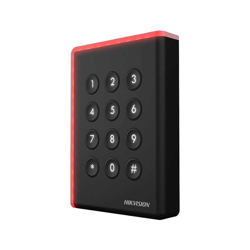 [DS-K1108AMK] Lectora Proximidad Con Teclado Borde Led Mifare Rs-485 Wiegand Ip64 Hikvision 302917287
