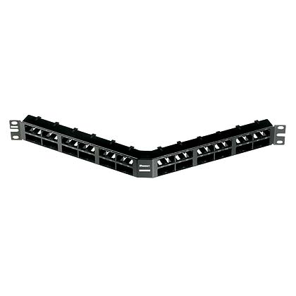Herraje Patch Panel 48 Espacios Angulado Blindado 1Ru Alta Densidad Panduit