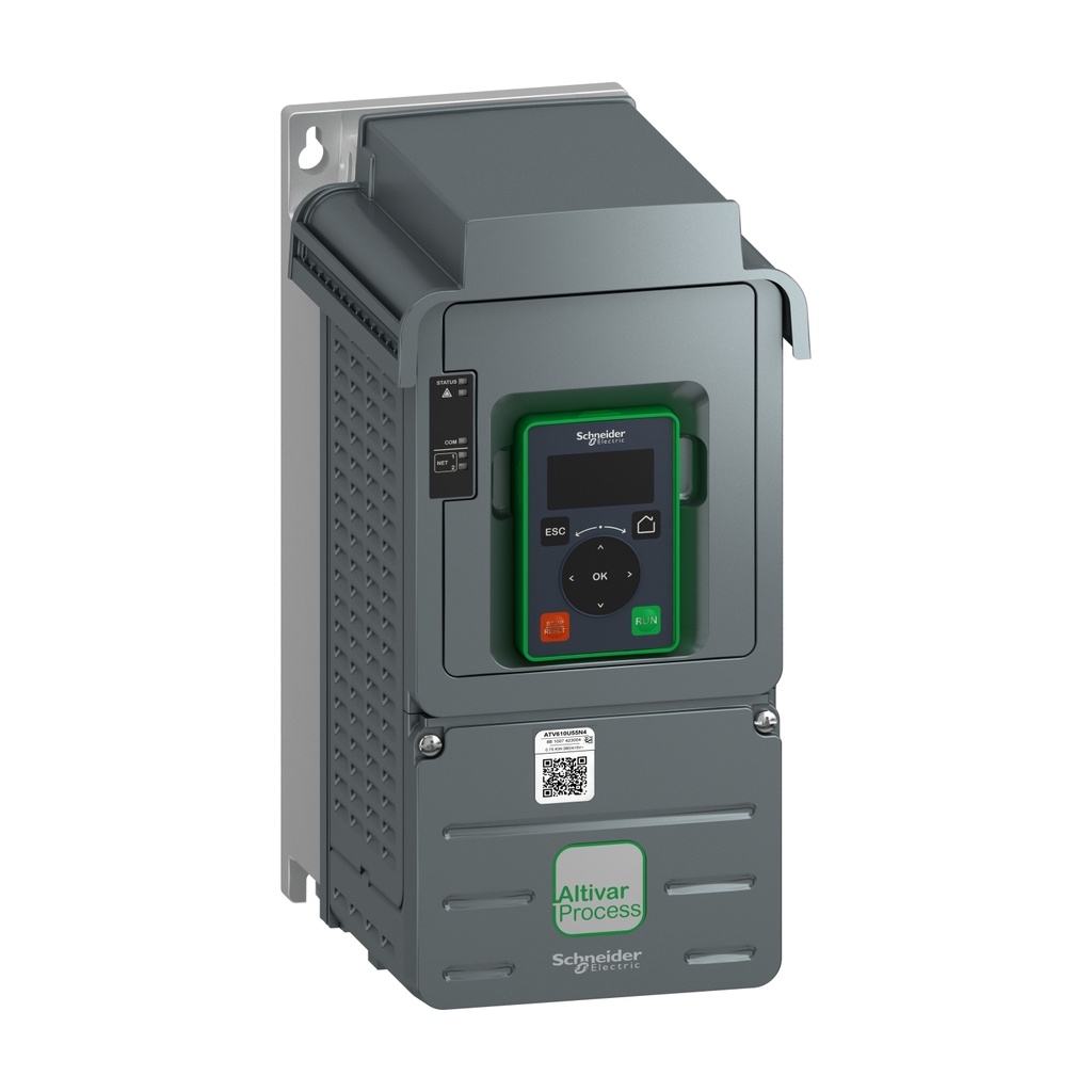 [ATV610U55N4] Variador De Velocidad Atv 5.5Kw/7.5Hp 380/415Vac Ip20 3 Fases Comunicacion Modbus Schneider