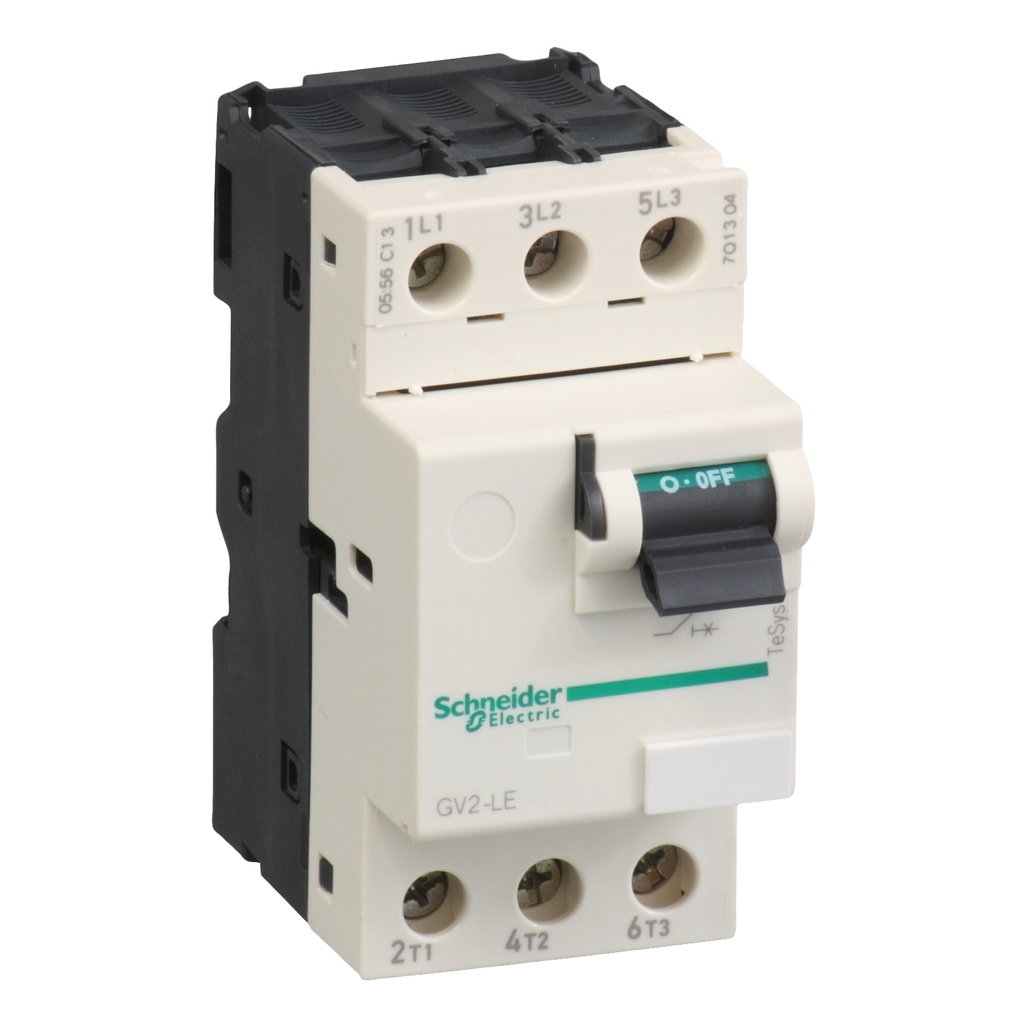 Guardamotor Magnetico Ac-3 14A 9Kw A 690Vac 100Ka 3 Polos Tesys Gv2 Schneider