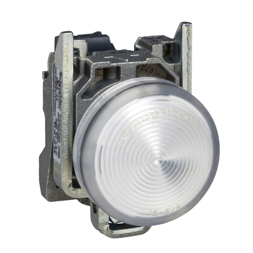 Piloto 22Mm Blanco Con Led 220V Schneider