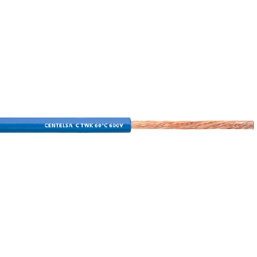 [TWK-8N-M] Cable Flexible 8Awg Negro 600V 60 Grados Centelsa X Mts 201622