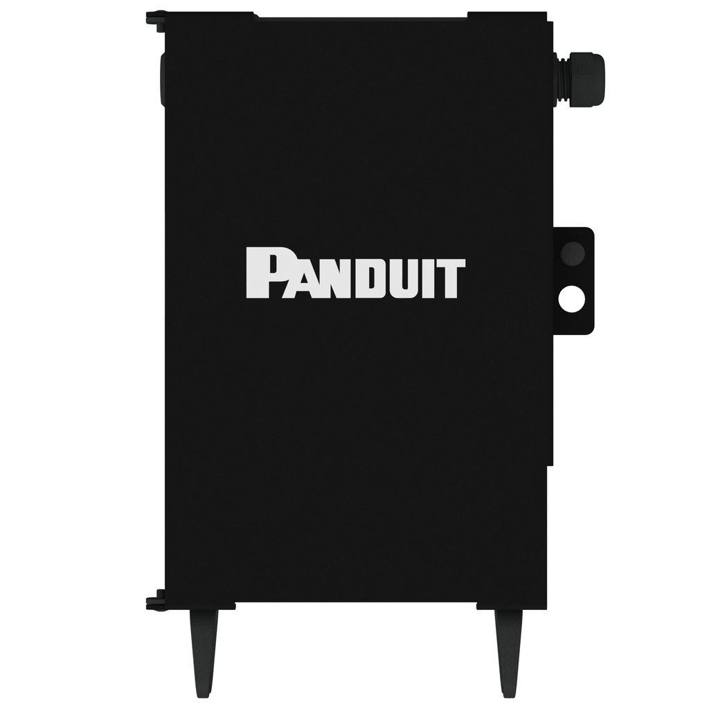 [FWME1BL] Caja De Fibra Montaje En Pared Opticom 1 Puerto P/Fap Panduit Negra