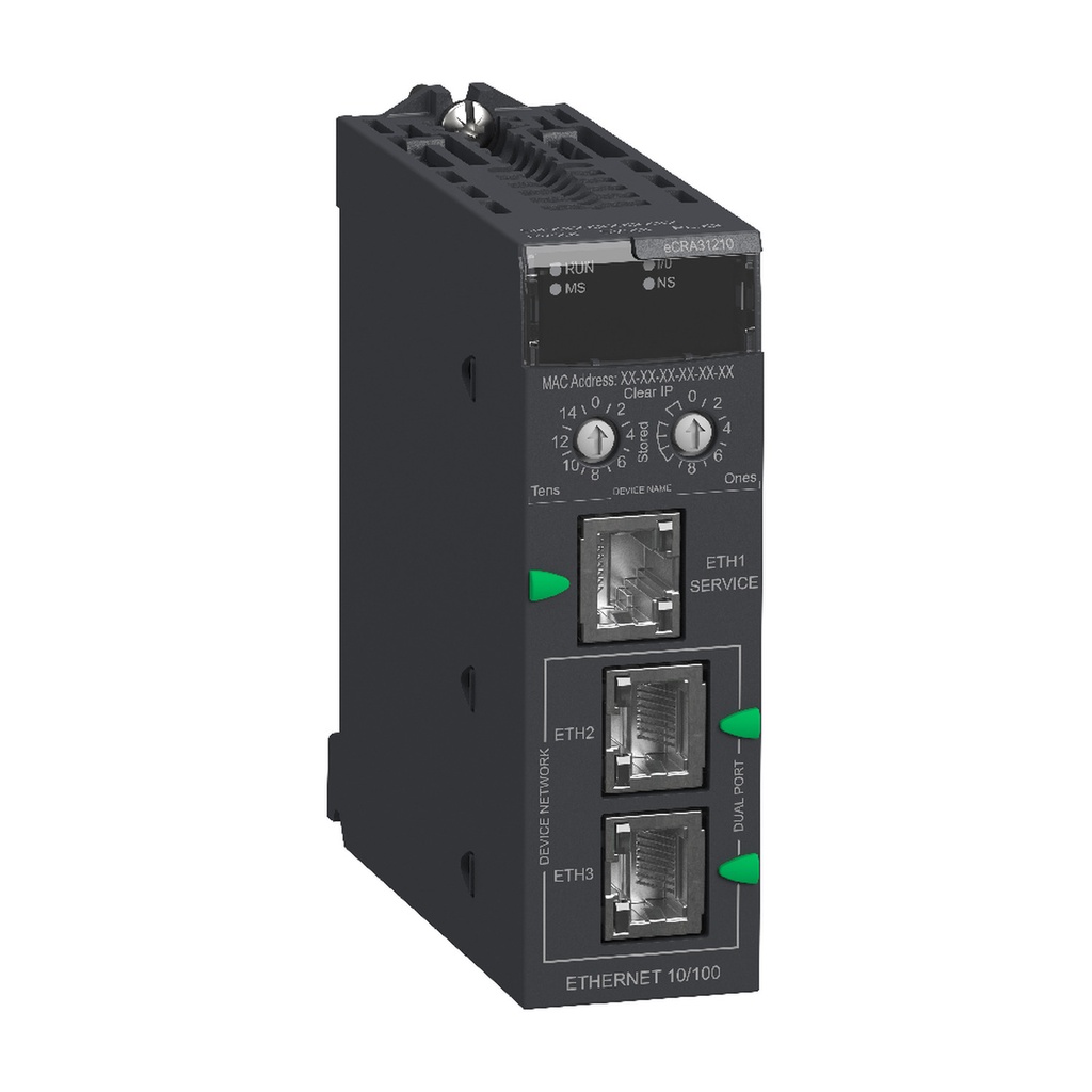 Modulo Adaptador De Ethernet Para Isla Remota Modicon X80 Schneider