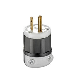 [5266-C] Clavija 15A 125V 1F+N+T Grado Industrial Nema 515P Negra Leviton