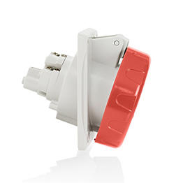 Toma Incrustar 32A 440-460V 3P+T 11H Rojo Iec60309 Ip66 Leviton