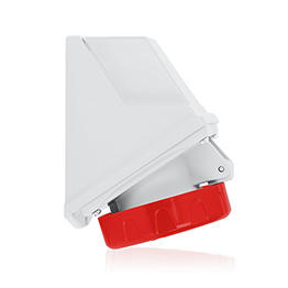 Toma Sobreponer 32A 440-460V 3P+T 11H Rojo Iec60309 Ip66 Leviton