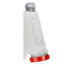 [W463-S6] Toma Sobreponer 63A 346-415V 3P+N+T 6H Rojo Iec60309 Ip66 Leviton