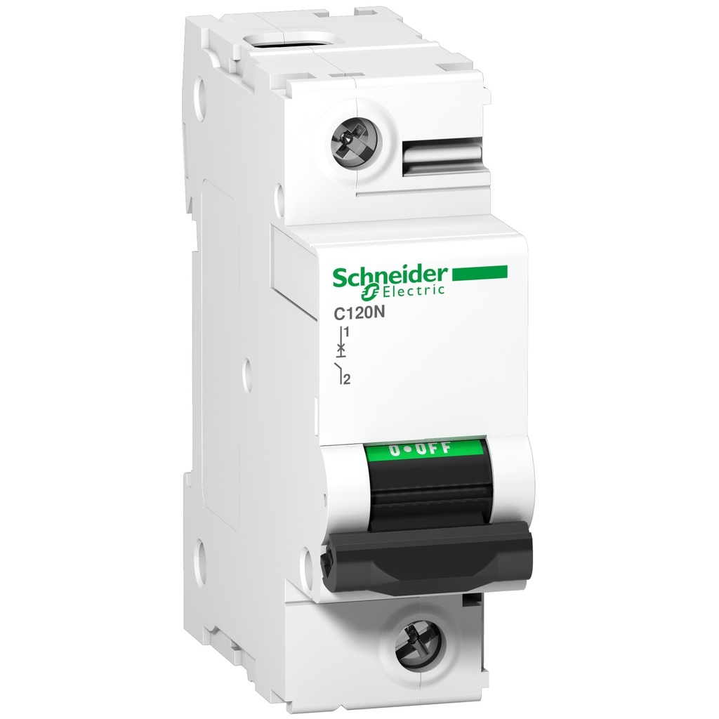 [A9N18357] Taco Riel Din Acti9 C120N 1P 80 A Curva C 10Ka (Iec 60898-1) 10 Ka (Iec 60947-2) Schneider