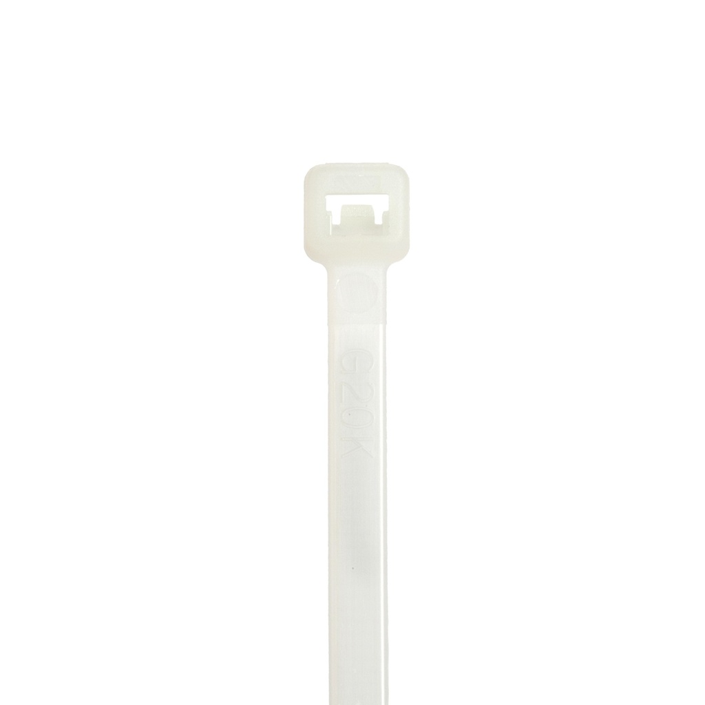 [S10-50-C] Amarre Nylon Blanco 10"(250Mm)X0.19"(4.8Mm) X100 Und Stronghold Panduit