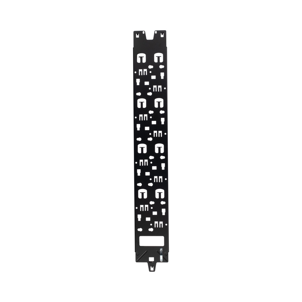 Vertical Cable Manager Panel, 42Ru,Black Panduit