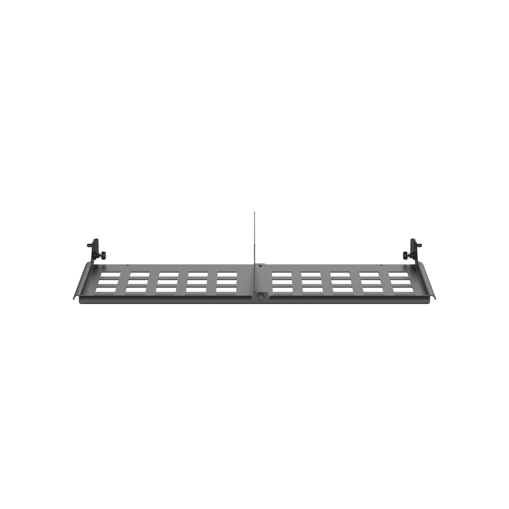 [FLEX-PLATE2U] Placa De Holgura 2Ru Conexion Troncal Hd Flex Negra Panduit