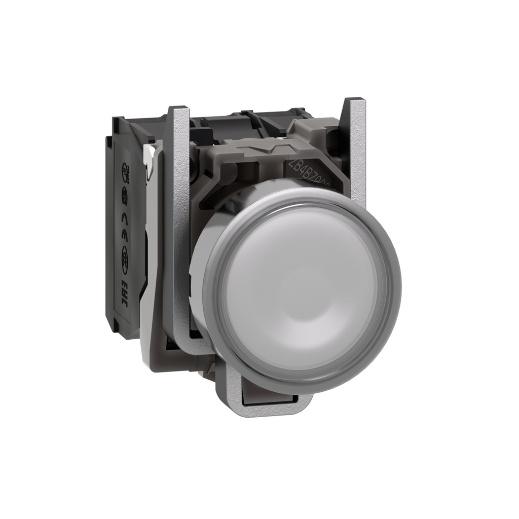[XB4BW31G5] Pulsador Luminoso Blanco 22Mm Con Retorno Led 120Vac 1Na+1Nc Ip69 Ik06 Harmony Schneider