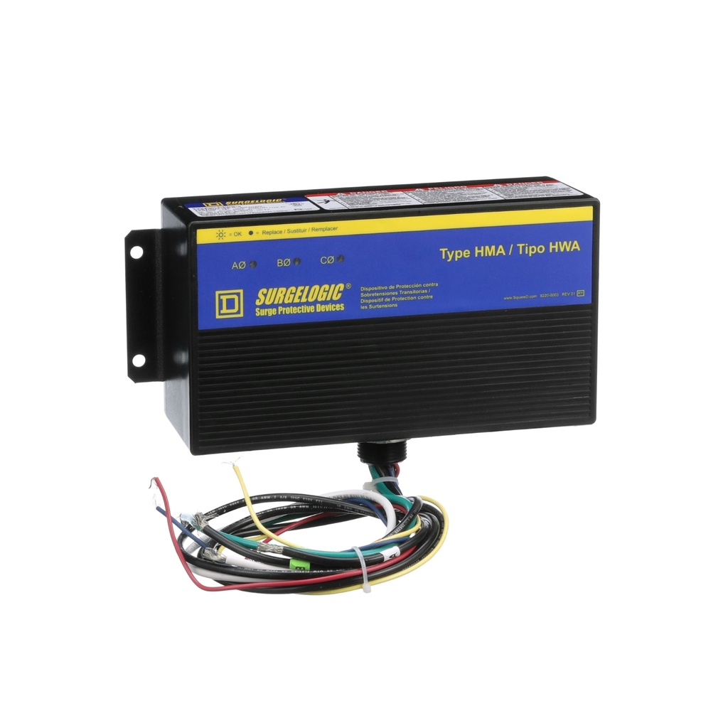 [TVS2HWA10X] Supresor De Picos Dps 100Ka 208Y/120Vac 3 Fases 4 Hilos Nema 4X Surgelogic Hwa Schneider