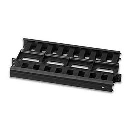 Organizador Horizontal 1Ru Frontal Trasero Leviton