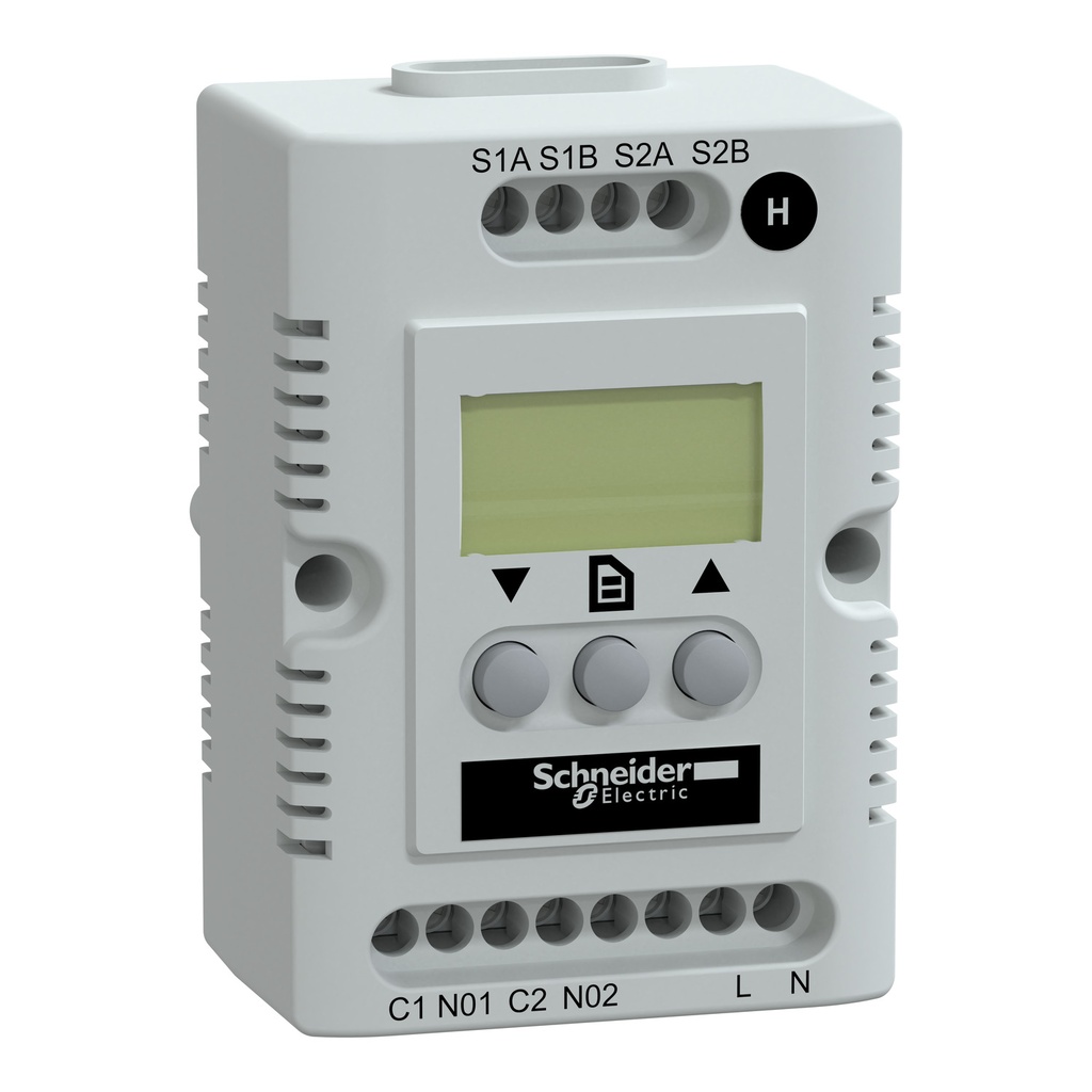 Higrostato Electronico - 200…240 V - H .R. 20…80% - Pantalla Oled Schneider