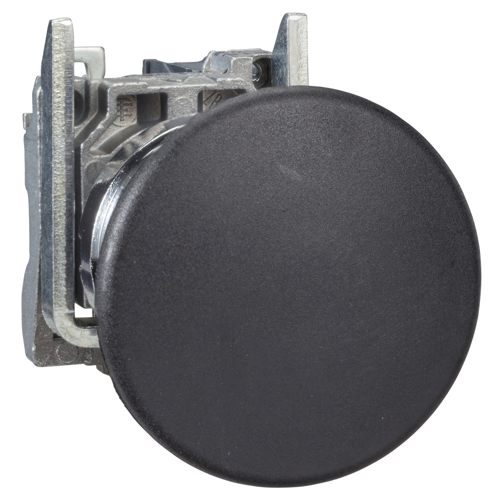 Pulsador Negro Cabeza Redonda 40Mm Schneider