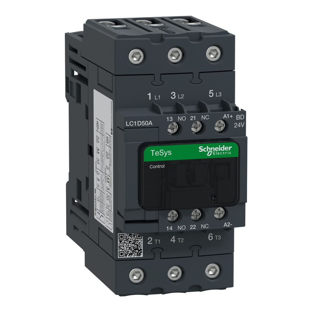 Contactor Tesys 3P 440V 50A Bobina 24Vdc Schneider