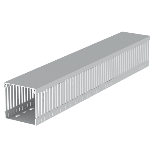 Canaleta Con Tapa 80Bx80A Mm Lszh Ranurada Tramo X 2Mt U43X Unex