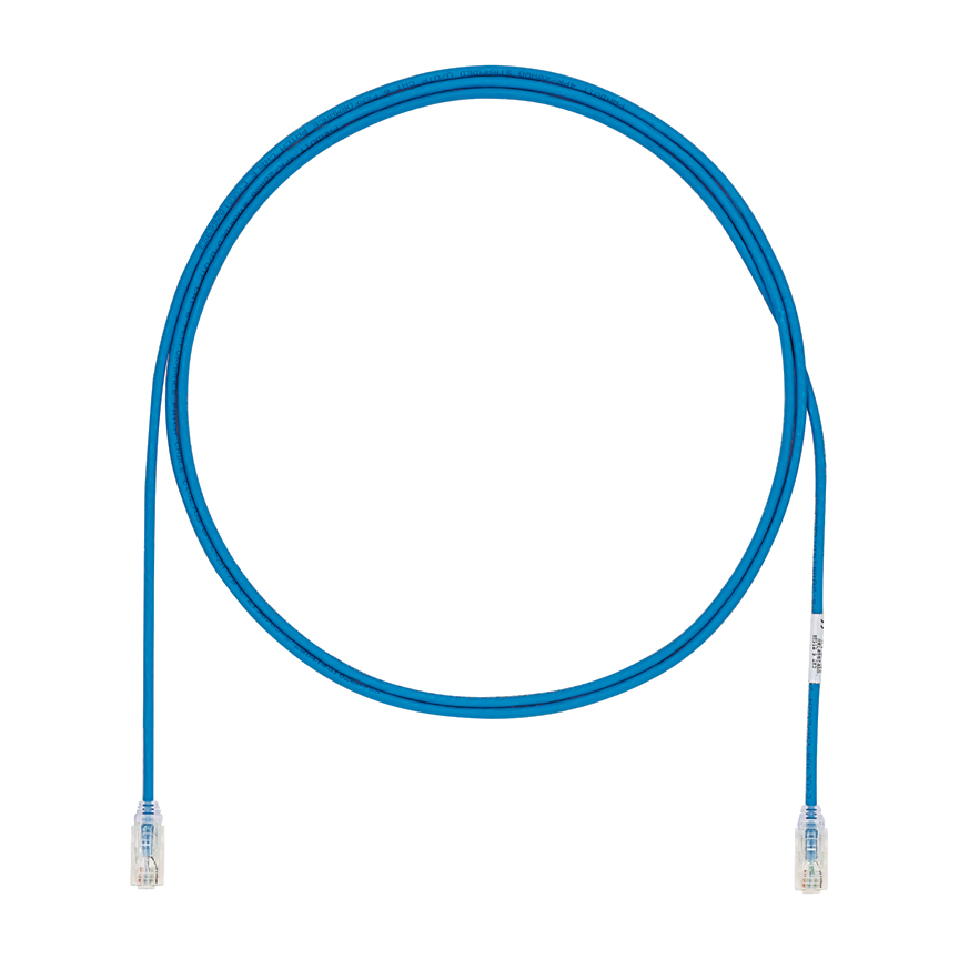 Patch Cord Categoria 6A 12 Mts Azul Diametro Reducido 28 Awg Lszh Panduit