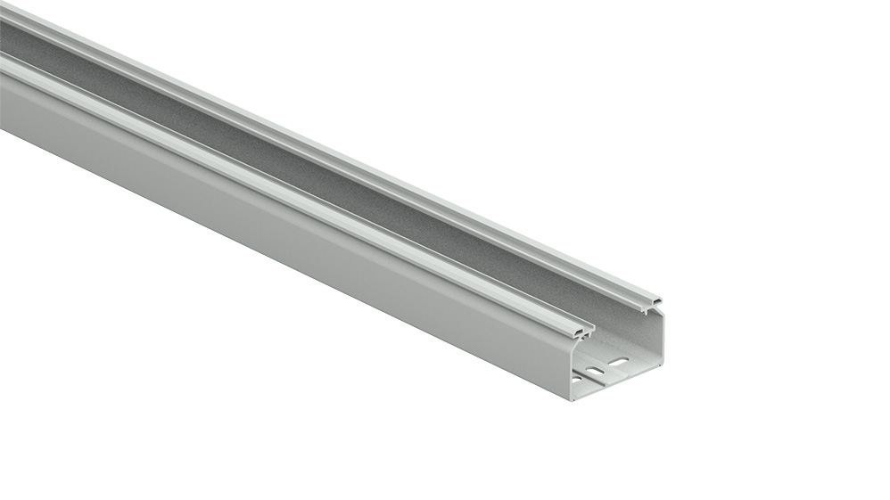 [82004160] Bandeja Portacable Perforado 60X100Mm Plastico Pvc Gris Sin Tapa X 3Mts Metatray Pemsa 82004160