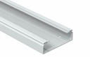 Bandeja Portacable Lisa 60X200Mm Plastico Pvc Gris Sin Tapa X 3Mts Metatray Pemsa 82003653