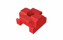 Tope Para Perfil Rojo Bandeja Portacable Plastico Pvc Metatray Pemsa 81000295