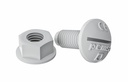 Kit Tornillo Tuerca Din603 M8 Para Union Bandeja Plastico Pvc Gris Metatray Pemsa 81000298