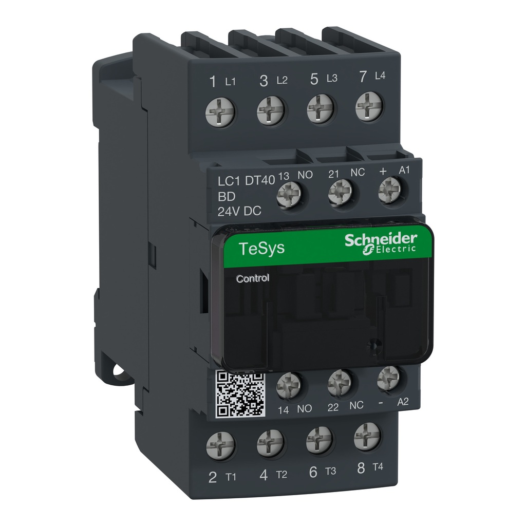 Contactor Tesys D 4P (4Na) Ac-1 440V 40A 24 Vdc Schneider