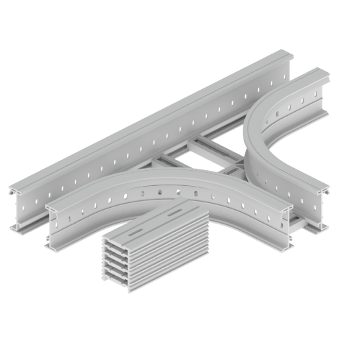Derivacion Tipo T Gris Ral7035 135Mmx200Mm R300 U23X Unex