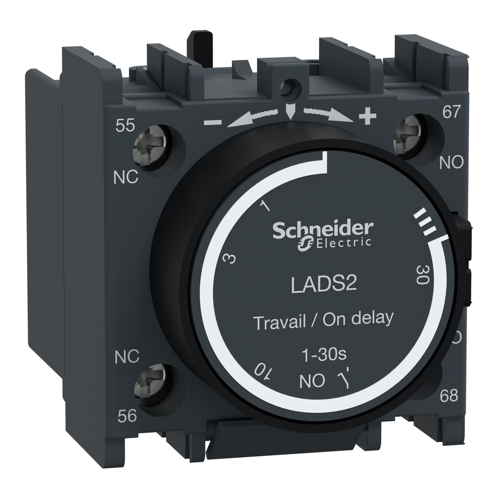 [LADS2] Bloque De Contactos Auxiliares Temporizados Al Encendido 1Na + 1Nc Para Tesys D Montaje Frontal Schneider