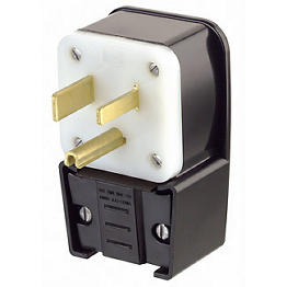 Clavija 50A 250V 2P+T Recta 650P Leviton