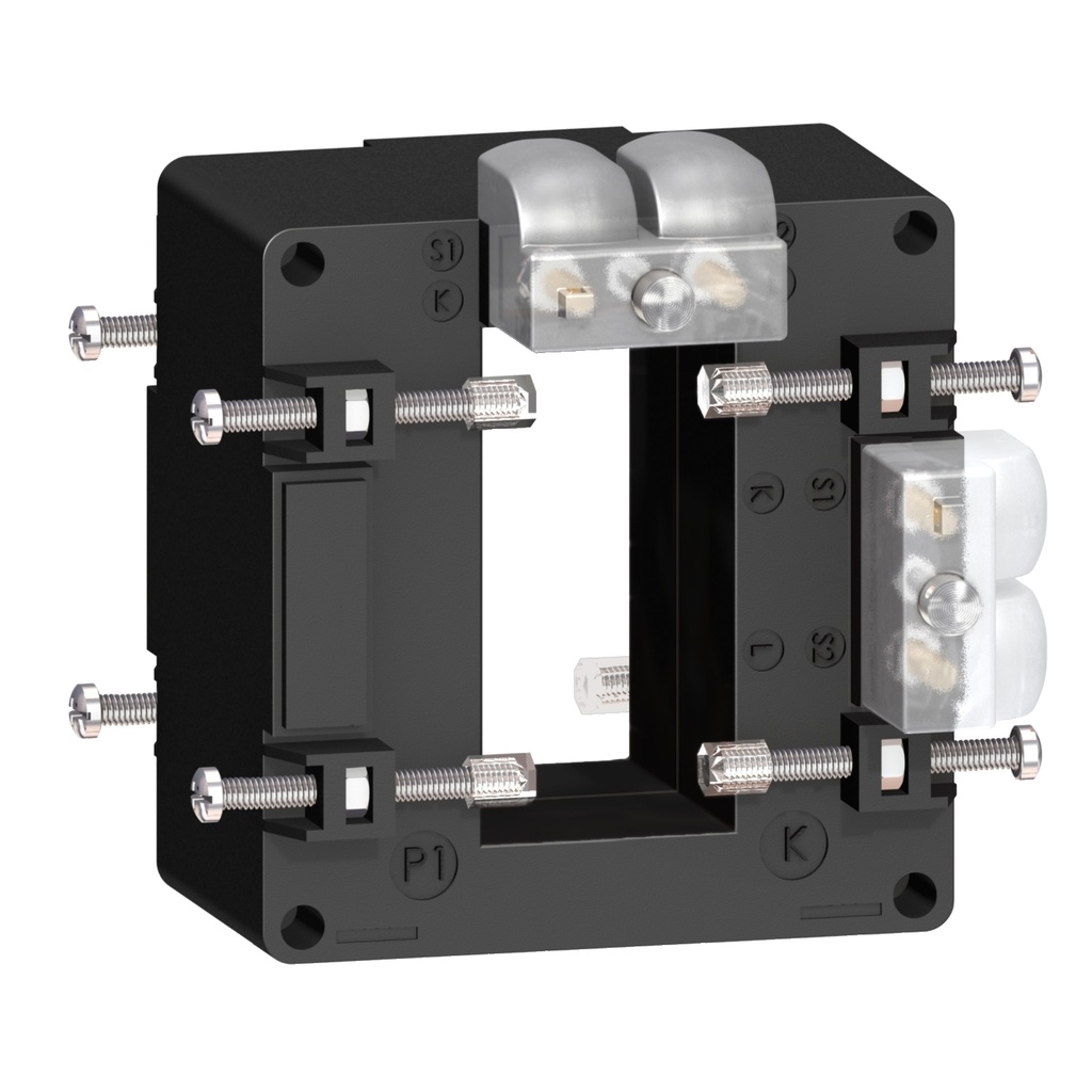 [METSECT5DA050] Transformador De Corriente Nucleo Cerrado Tropicalizado Para Barra De Distribucion Y Cable 500/5A Precision Clase 1 En 10Va Clase 0.5 En 8Vatension Maxima Operacion 720Vac Montaje Tornillo Ip20 Powerlogic Schneider