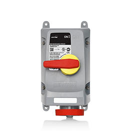 [430MI7WLEV] Toma Con Enclavamiento Mecanico 30A 3P+T 480V Rojo Ip69K Serie Lev Leviton