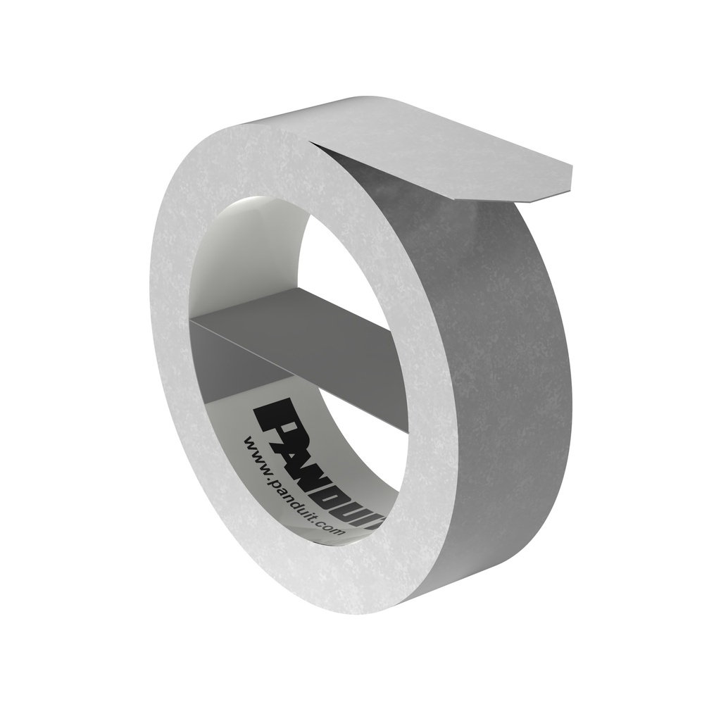 [META-X] Cinta De Aluminio Para Grabado Plateada 192 Pulgadas X 0.5 Pulgadas Paquete X 10 Unidades Panduit