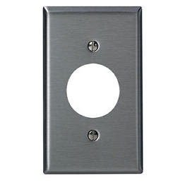 Placa Metalica  1.4 Pg Para Toma De Seguridad 15A Leviton