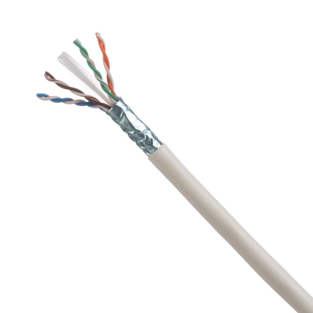 Cable F/Utp Categoria 6A Blindado Lszh X 305Mts Calibre 23Awg Blanco Panduit