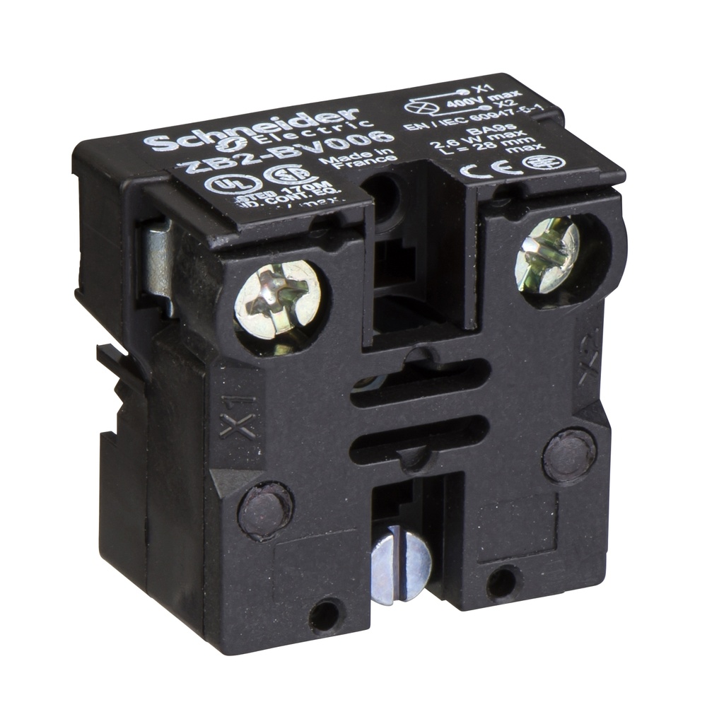 [ZB2BV006] Cuerpo Piloto Para Pulsador Serie Harmony Xb2 22Mm Sin Bombillo Schneider
