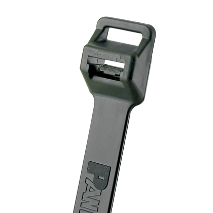 [PLT12EH-Q0] Amarre Nylon 6.6 Negro 40 Inch(1019Mm)X0.5 Inch(12.7Mm) Resitente Uv Exterior Pqte X 25Und Panduit