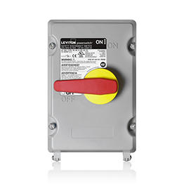 Interruptor Desconectador Sin Fusible 60A 600V Cofre Plastico Ip69 Leviton
