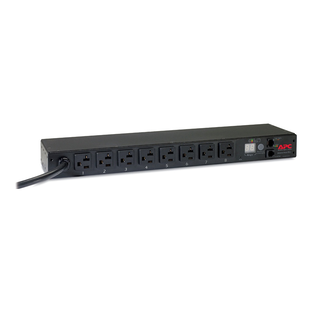 Pdu Para Rack Con Instrumentacion 1 Unidad Rack 20A 120V 100-120Vac 8 Tomas Nema 5-20 Apc Schneider