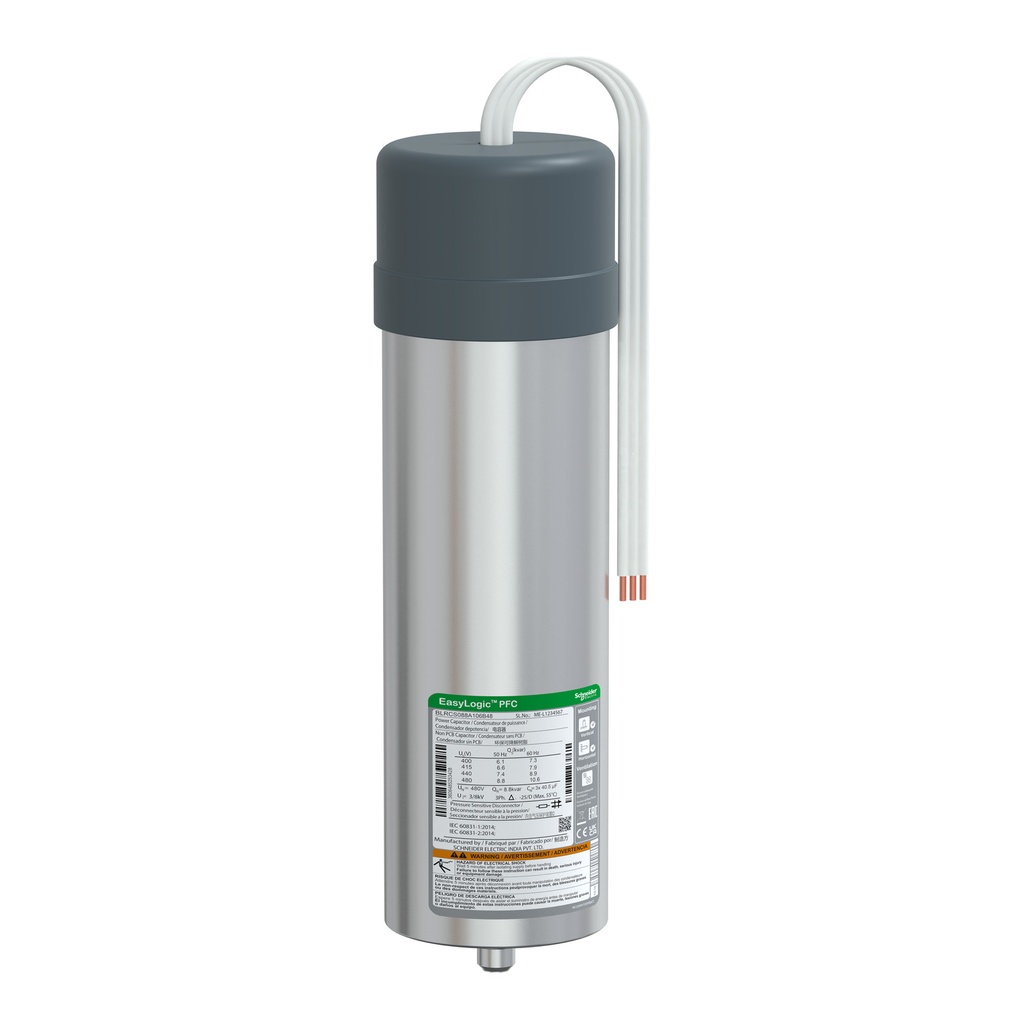 Condensador Easycan 8.8/10.6Kvar 480V 50/60Hz Schneider