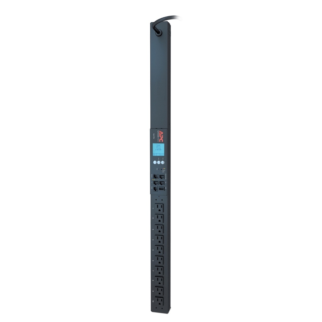 Multitoma Pdu Vertical Con Medidor 120V 5-15P 15A Salida 120V (10) 5-15R Apc Schneider