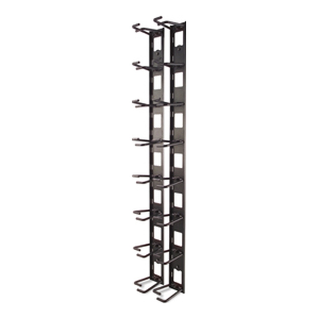 Organizador Vertical Frontal Alto 76.6Cm 8 Anillos X 2 Unds Apc Schneider