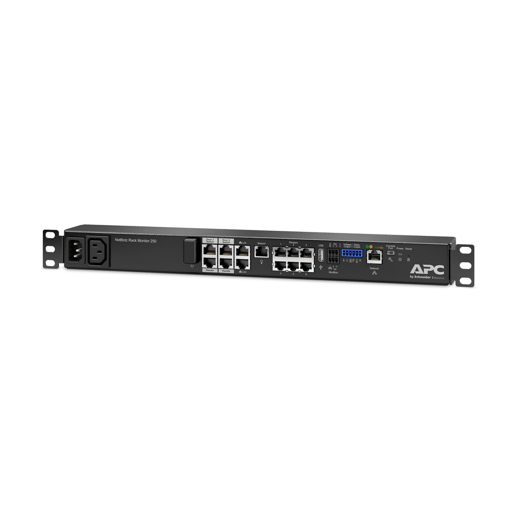 Unidad Netbotz Montaje Rack 1Ru 250A Hasta 6 Sensores Rj45 10/100Mb Apc Schneider