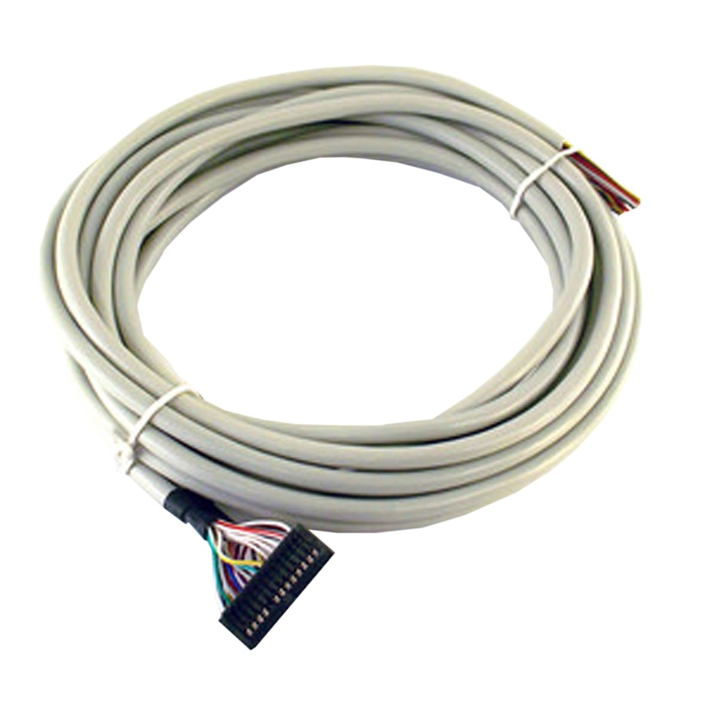 Cable Twido 16 Vias Expansion E/S 3M Hilos Libres 22 Awg Conector He10 Schneider