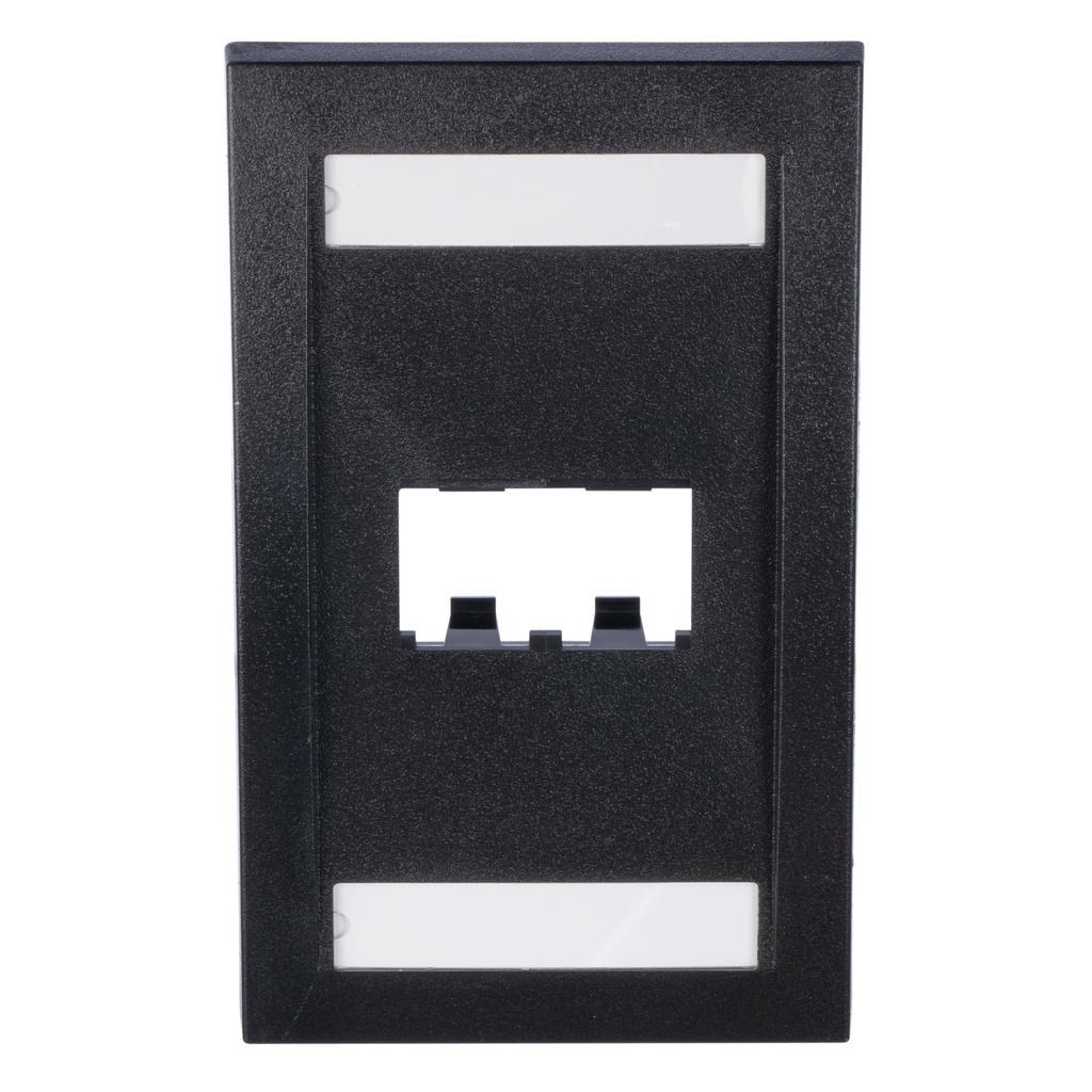 Placa 2 Esp Negra Ejecutiva Panduit Cfpe2Bly